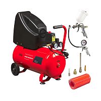 Компрессорный набор FUBAG Домашний мастер (HOUSE MASTER KIT), OL 195/24 + 5 предметов
