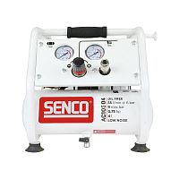 Безмасляный компрессор SENCO AC10304, ресивер 4 л, произв-сть 55 л/мин, 9 бар, 60 дБ(А)